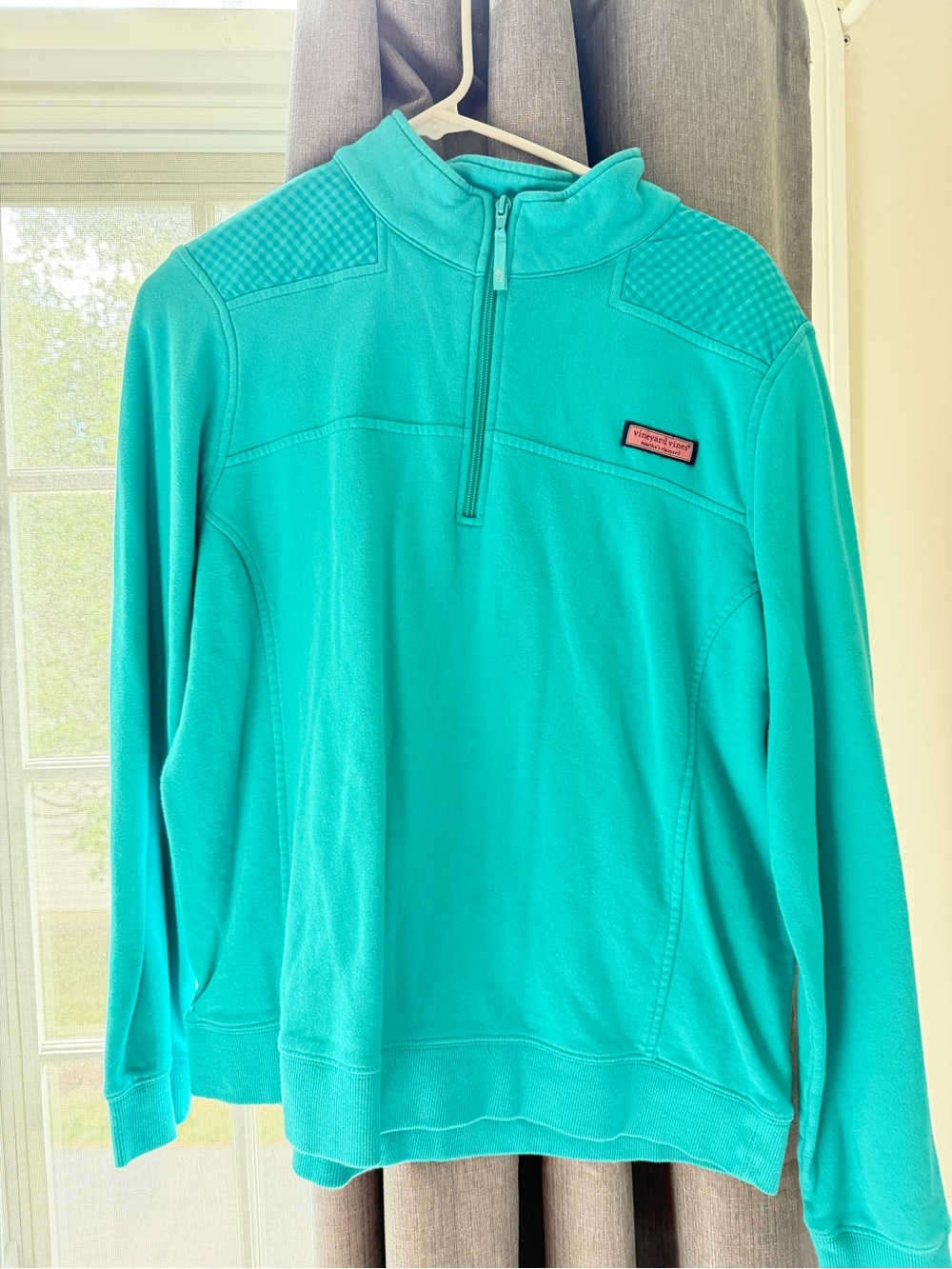 Vineyard Vines Men's Teal Half-Zip Pullover